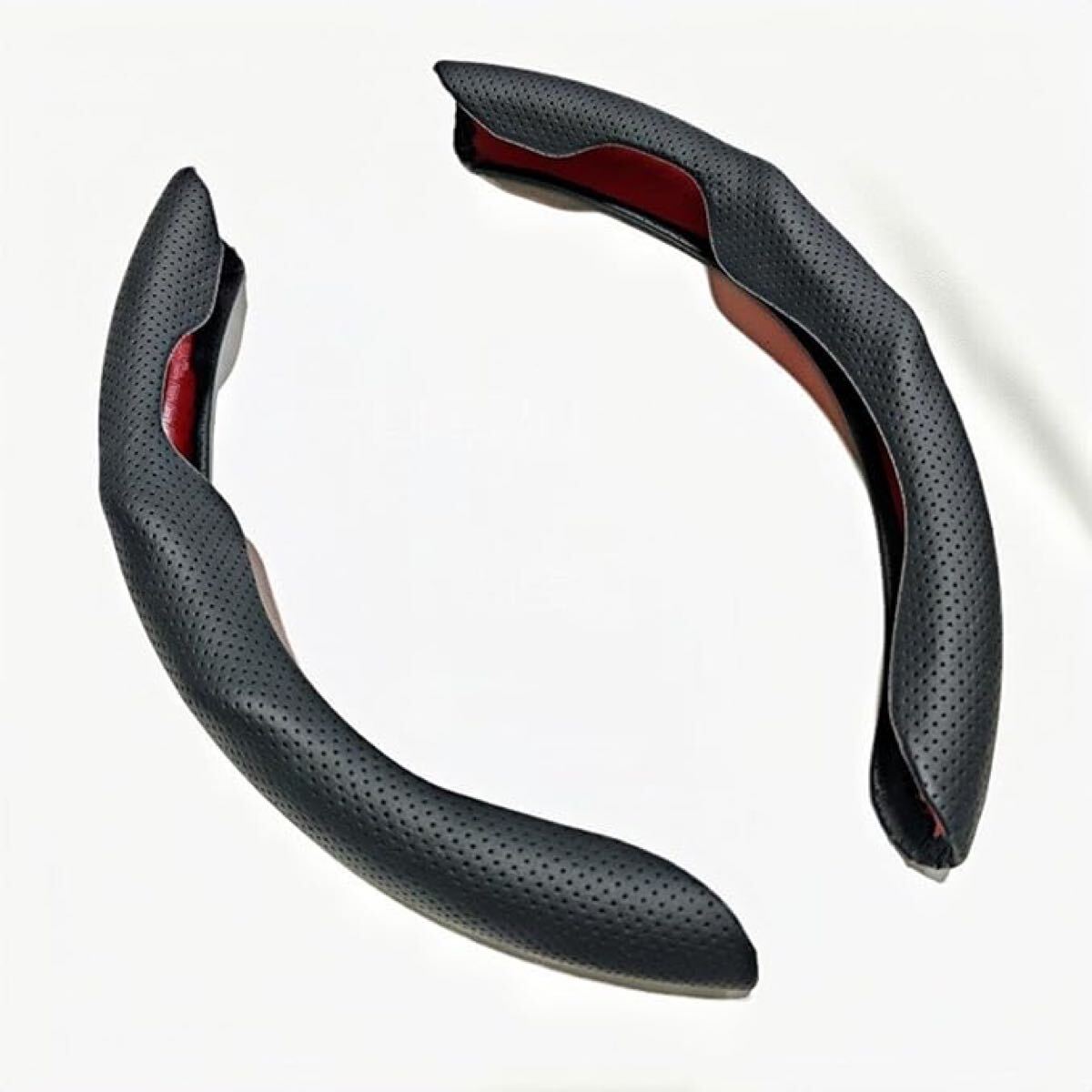 ハンドルカバー クイックカーボン 取付簡単 ノンスリップ オールシーズン対応仕様 ブラック拍卖