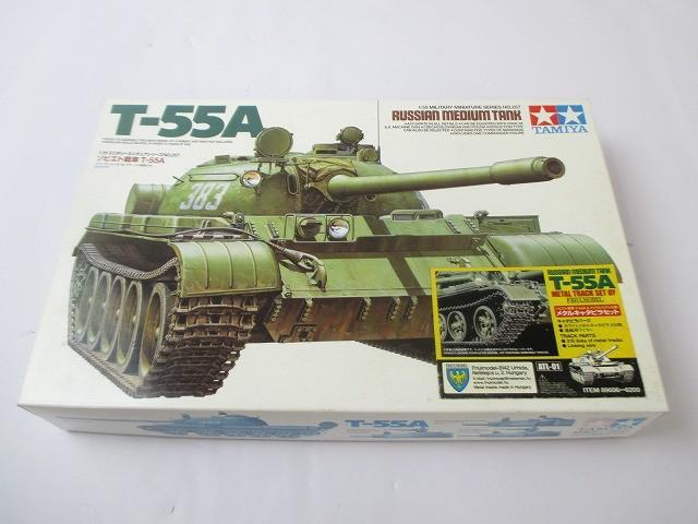 未組立 プラモデル タミヤ 1/35 ソビエト戦車 T-55A ミリタリーミニチュアシリーズ拍卖