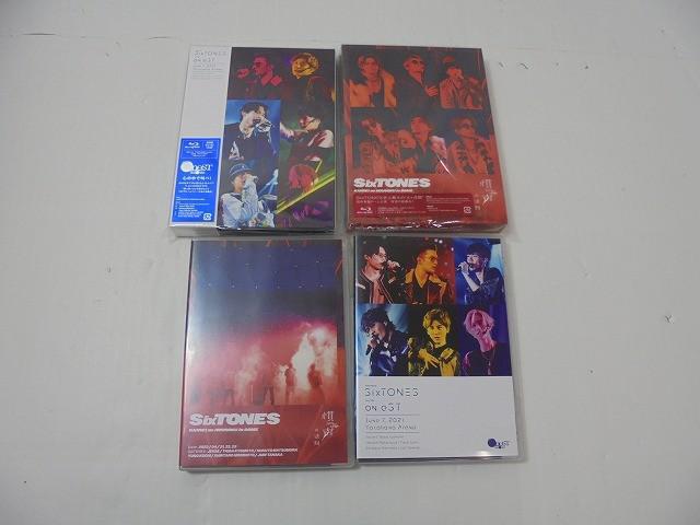 中古品 SixTONES 慣性の法則 ON eST 初回盤 通常盤 Blu-ray 4点 グッズセット拍卖
