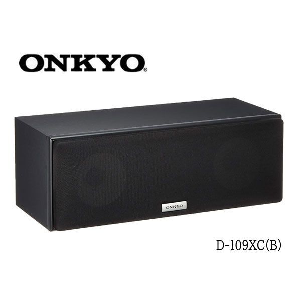 送料300円(税込)■dt007■新品・箱付 ONKYO センタースピーカーシステム D-109XC(B) 17600円相当【シンオク】拍卖