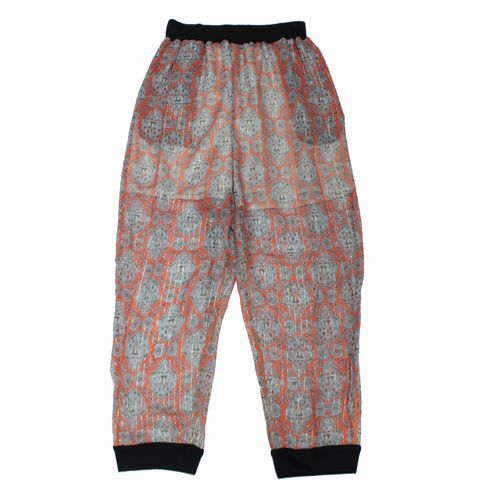 UNDERCOVER アンダーカバー 25SS ペイズリーラメ総柄 SiGC パンツ 1 オレンジベース拍卖