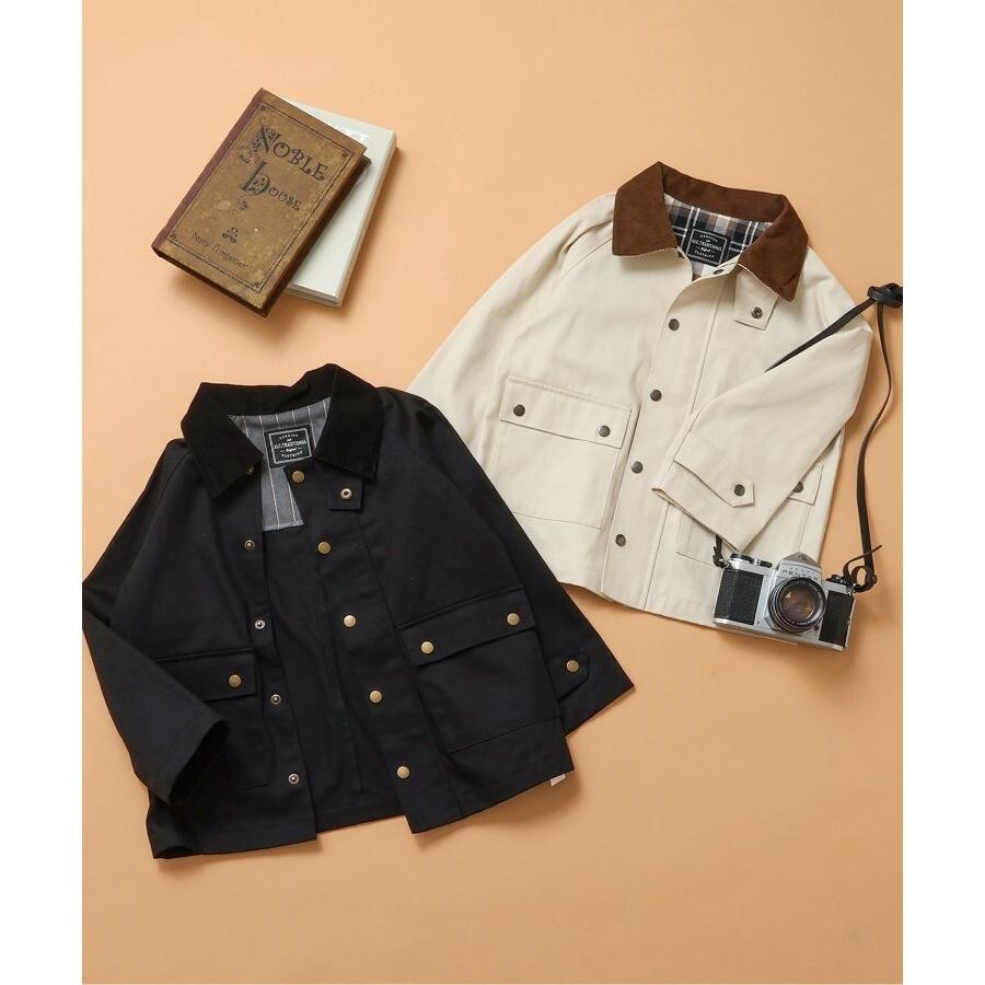 秋冬物★新品タグ付★Seraph ハンティングジャケット 80㎝ 定価3,960円 黒 ブラック アウター ジャンパー 子ども服 アウター 70 セラフ拍卖