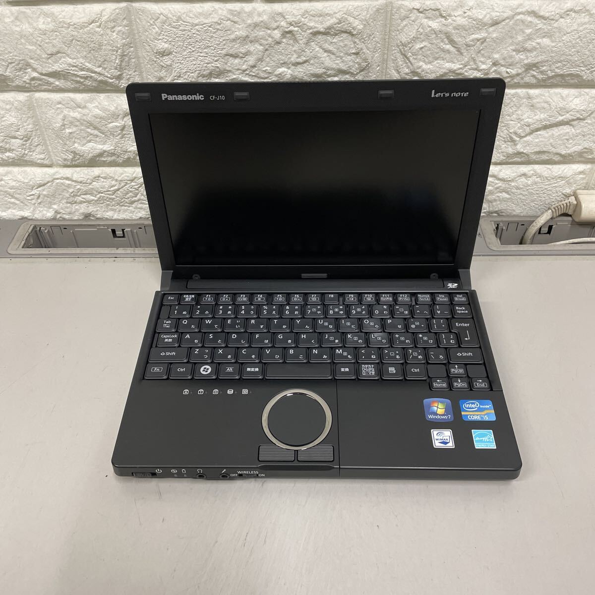 ヲ37 Panasonic Letsnote CF-J10 Core i5 2410M メモリ4GB拍卖
