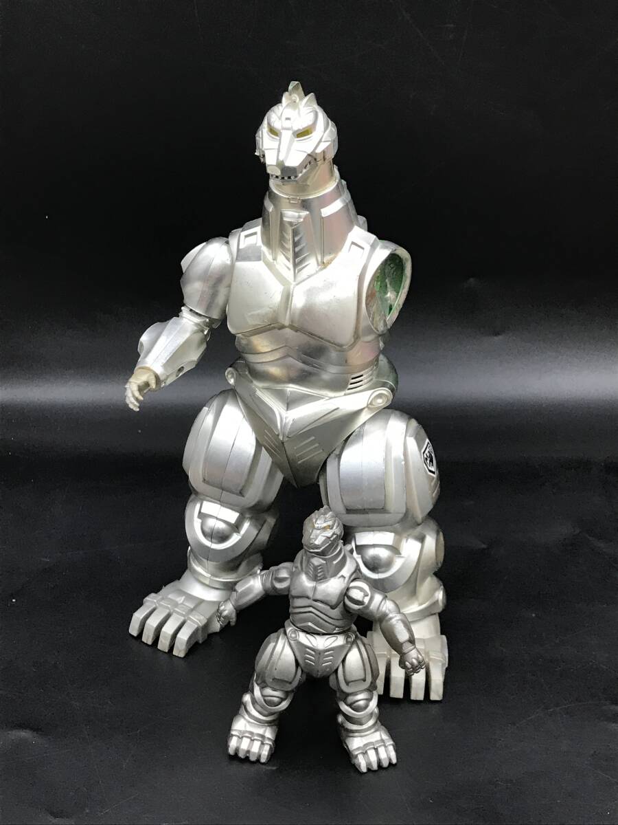 1204-04◆バンダイ メカゴジラ フィギュア 2点 25.5cm,10.5cm 破損あり 1993 BANDAI拍卖