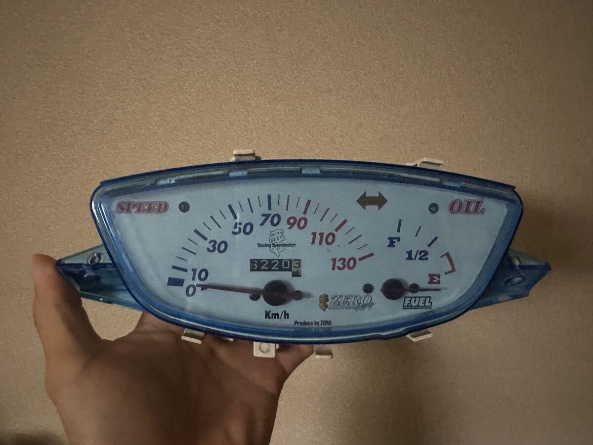 1円スタート 売り切り 当時物 廃盤 レア ホンダ ZERO メーター AF34 AF35 ライブディオ DIO 零 120kmメーター レーシングサービスゼロ ZX拍卖