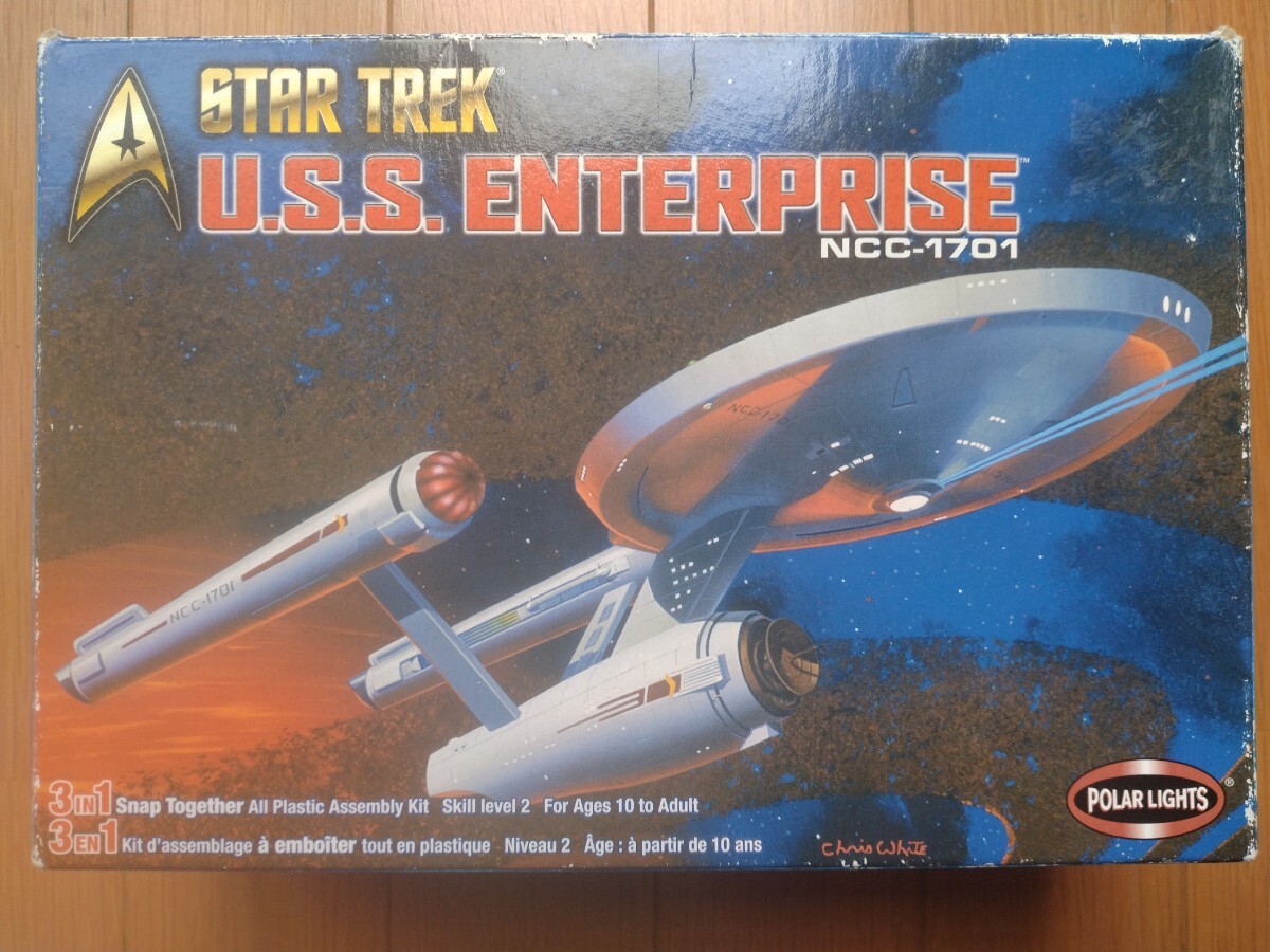 ポーラライツ スタートレック U.S.S. エンタープライズ NCC-1701 3in1【未組立】拍卖