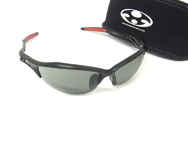 ■美品■ OGK KABUTO オージーケーカブト Binato-3 スポーツサングラス メガネ 眼鏡 メンズ レディース ブラック系 DK4193拍卖