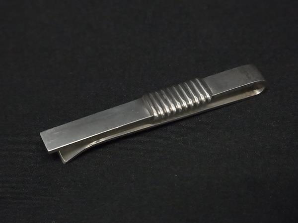 1円 GEORG JENSEN ジョージ ジェンセン 52A SV925 ネクタイピン タイクリップ アクセサリー メンズ シルバー系 BR0956拍卖