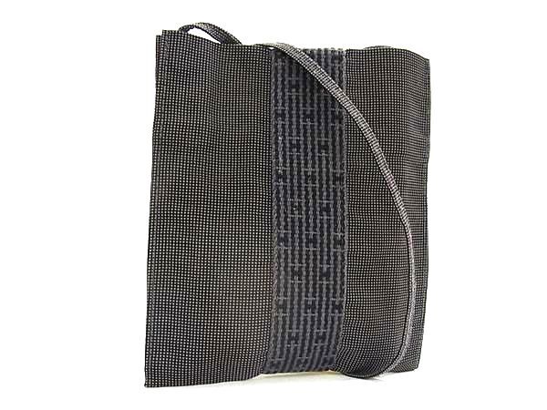 1円 ■美品■ HERMES エルメス エールライン キャンバス クロスボディ ショルダーバッグ 斜め掛け 肩掛け メンズ グレー系 FN8930拍卖