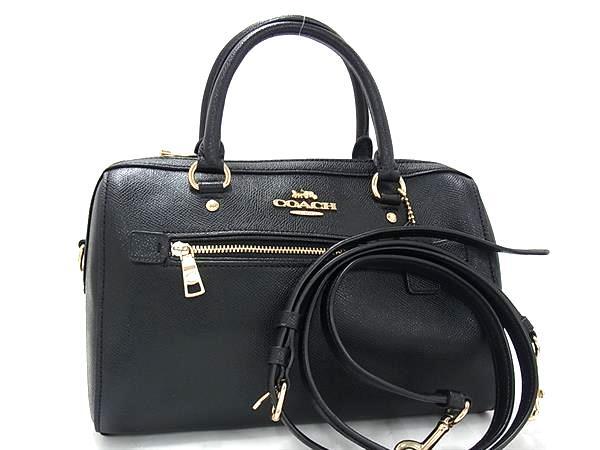 1円 ■美品■ COACH コーチ F79946 レザー 2WAY クロスボディ ショルダー ハンドバッグ ミニボストン 斜め掛け 肩掛けかばん BQ2733拍卖