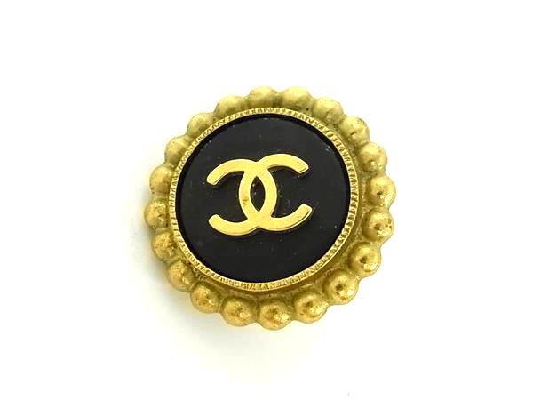 1円 CHANEL シャネル ココマーク 95 P 片耳のみ クリップ式 イヤリング アクセサリー レディース ブラック系×ゴールド系 FN9712拍卖