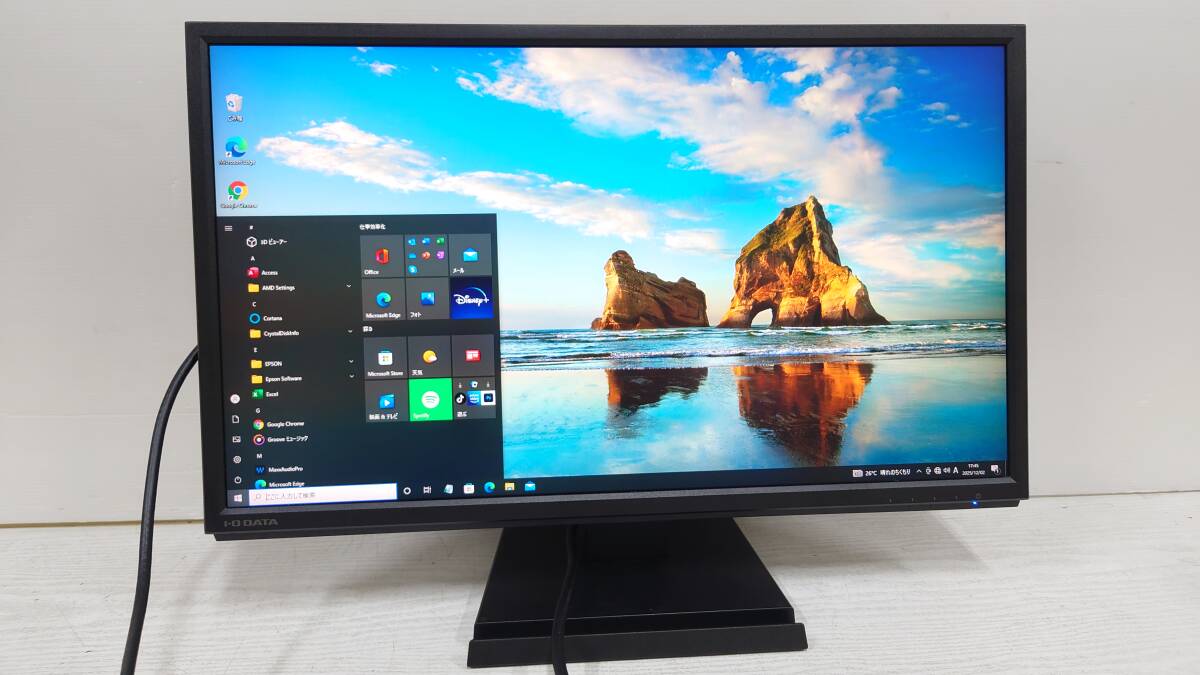 【良品】IO DATA アイ・オー・データ機器 LCD-AH221EDB 21.5型 LCDモニタ 1920x1080 ノングレア(非光沢) D-Subx1/HDMIx1 動作品拍卖