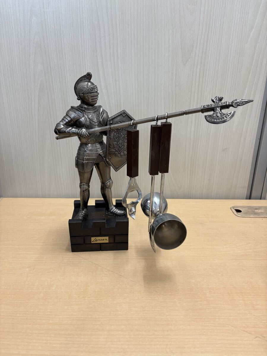 当時物 騎士 置物 三菱自動車 Lancer ランサー バーツールセット アンティーク インテリア オブジェ ヴィンテージ拍卖