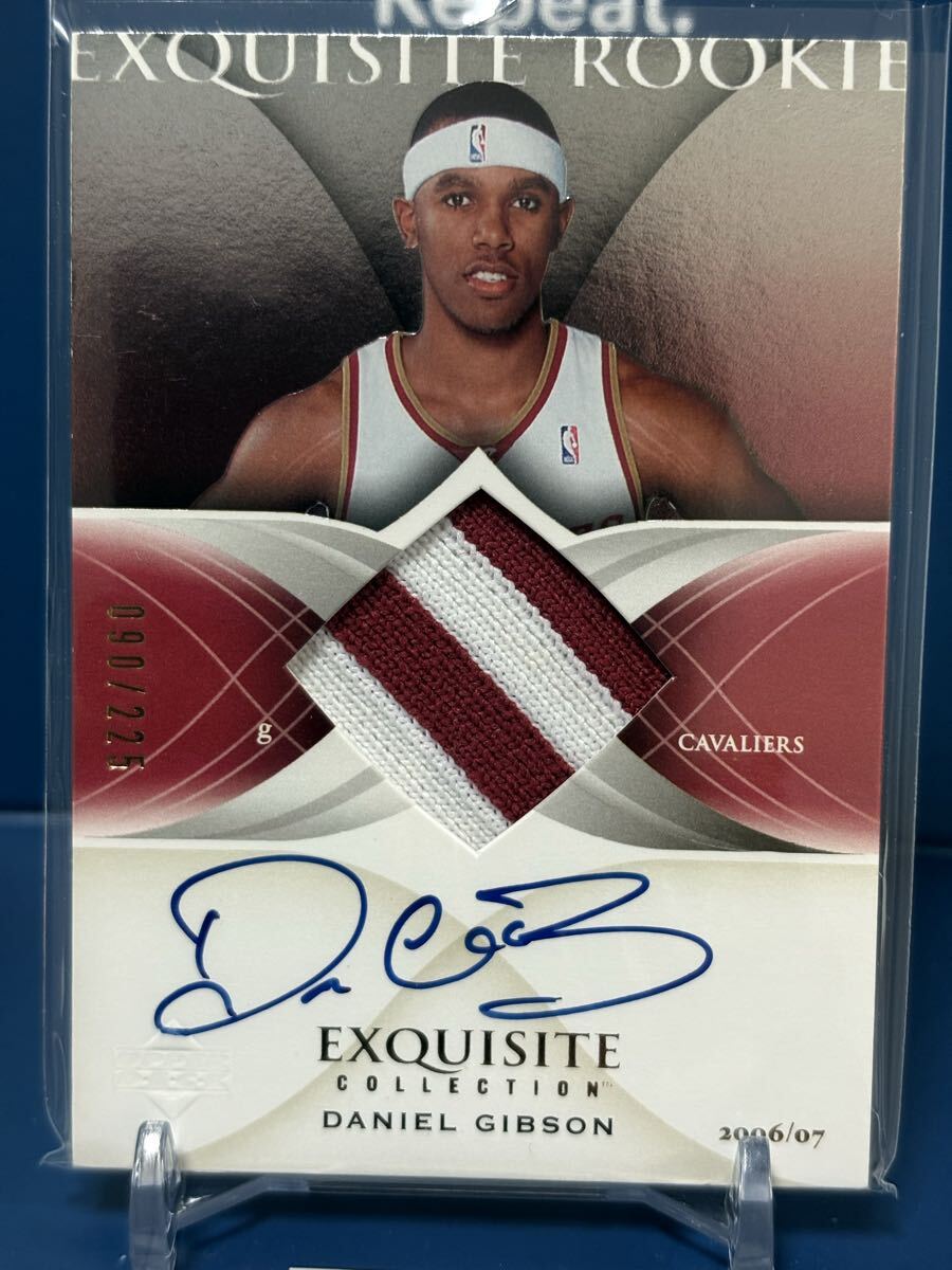 Daniel Gibson 2006-07 UD Exquisite Collection Rookie Patch Auto ♯/225拍卖