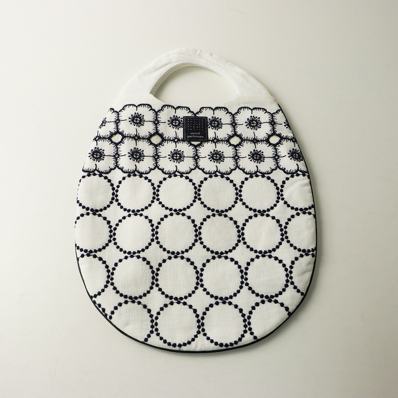 未使用 非売品 希少 ミナペルホネン mina perhonen anemone × forest candy egg bag エッグバッグ |オフホワイト【2400014661897】拍卖