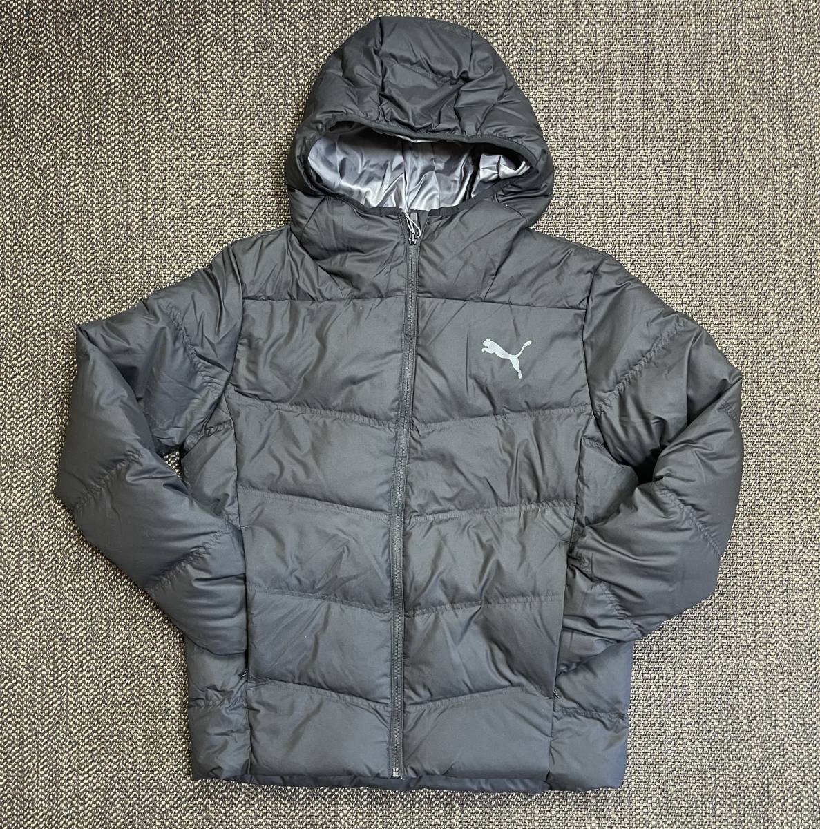 プーマ サイズ L ダウンジャケット ブラック PUMA ダウンパーカー アウター DOWN JACKET 黒 580855 01拍卖