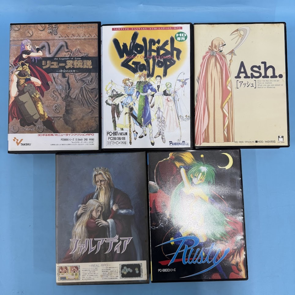 【B1009-12】PCゲーム リューヌ伝説 ファルアディア など 5点 まとめ売り拍卖