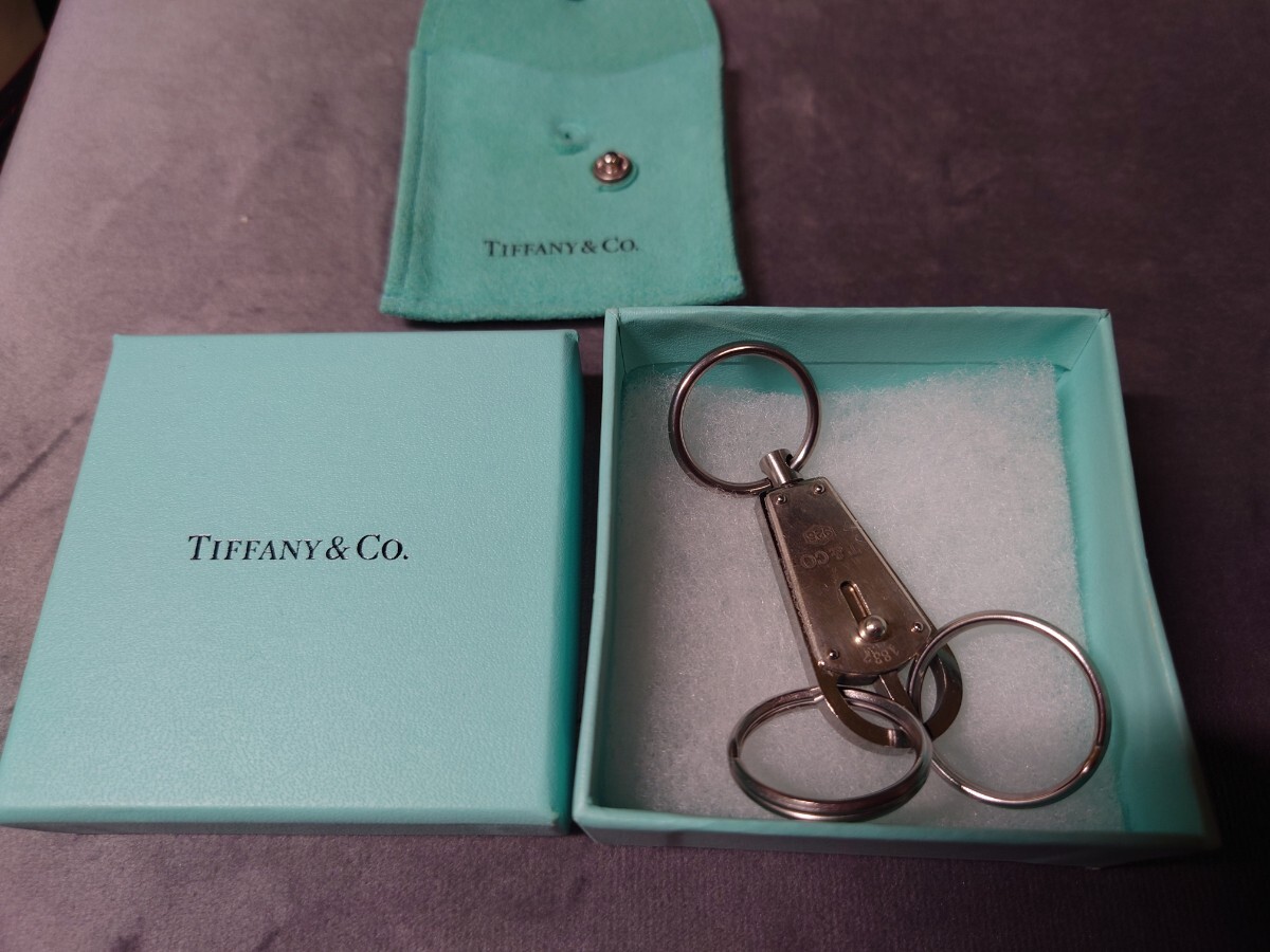 TIFFANY&Co. ティファニー キーチャーム トリプルキーリング バレット 925拍卖