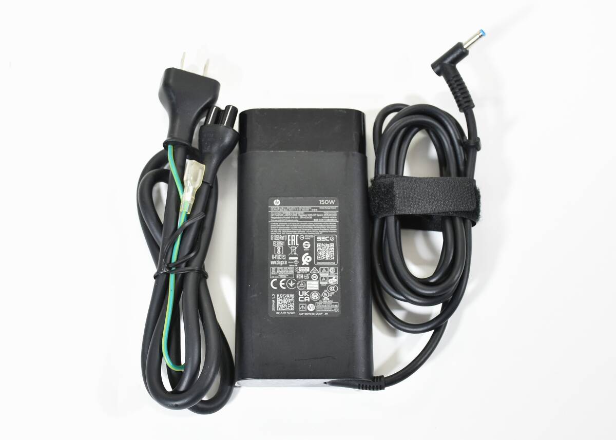 「新型モデル」/細ピン/HP 19.5V 7.7A 150W ACアダプター /外径4.5mm x 内径3.0mm/TPN-DA09/HP ZBook 15 シリーズ など対応/中古品拍卖