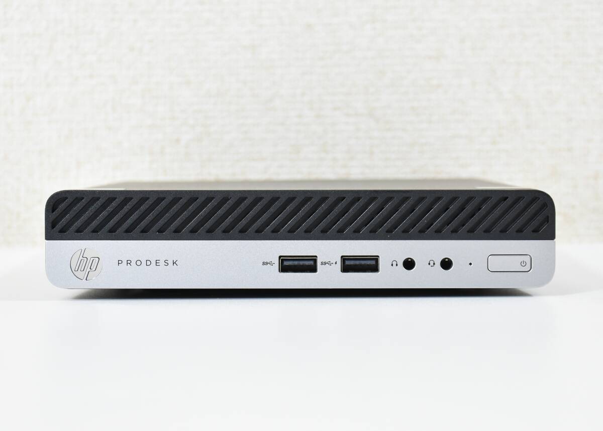 超小型ミニPC/HP ProDesk 400 G5 Desktop Mini / Core i5-9500T/メモリ16G/NVMe SSD 256G + HDD 500G/内蔵無線WiFi/Windows 11 /中古PC拍卖
