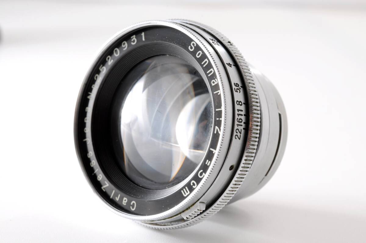 【動作品】Carl Zeiss Jena Sonnar 5cm F2 C-456拍卖