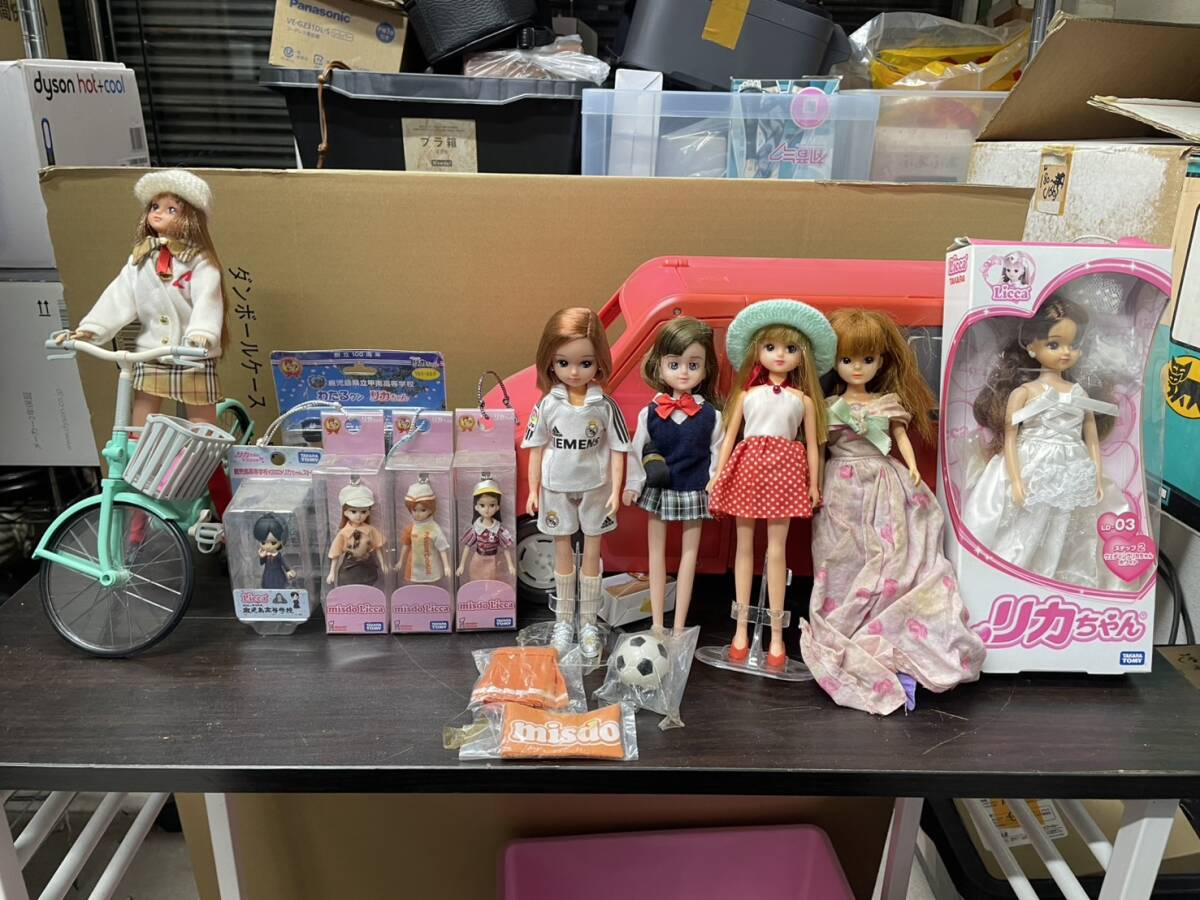 【H195】リカちゃん人形まとめ 希少 タカラトミー タカラ 鹿児島県立甲南高等学校100周年記念 30周年記念モデル ミスド&レアルコラボ他拍卖