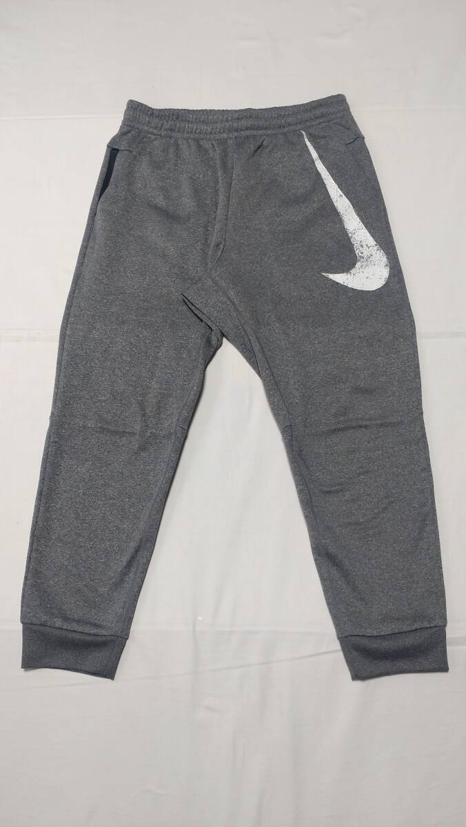 NIKE ナイキ Therma-FIT フィットネス ジャージ ロングパンツ size L グレー 超美品 FZ1075 裏起毛拍卖