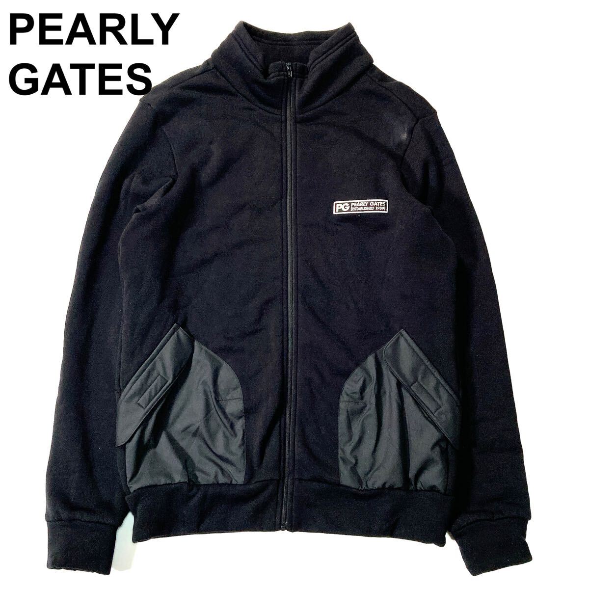 PEARLY GATES パーリーゲイツ ジップパーカー ポーラテック 1 M メンズ 防寒 ブラック ゴルフ メンズ B122502-64拍卖