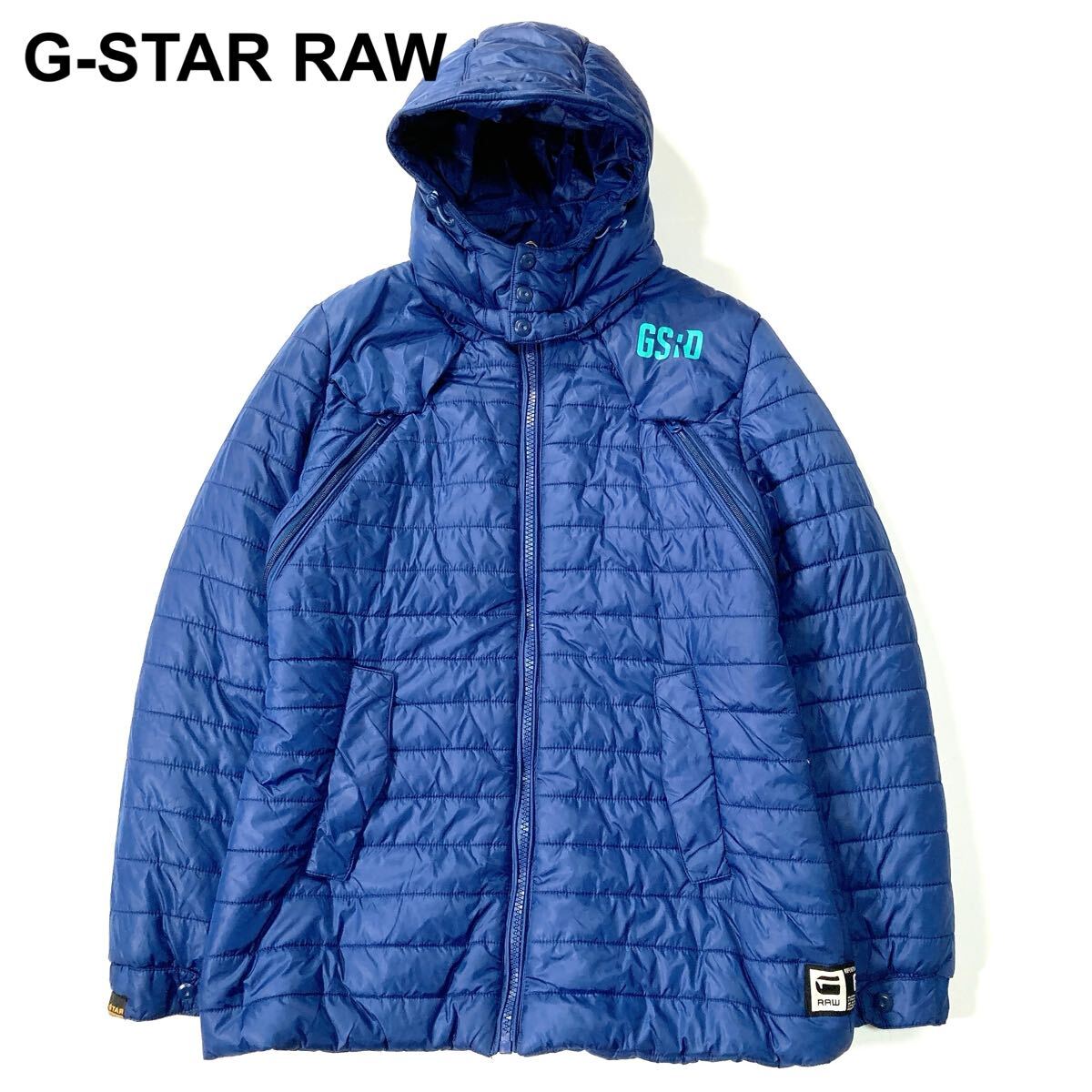 G-STAR RAW WOMAN ジースター 中綿 ジャケット L フード レディース B122502-85拍卖