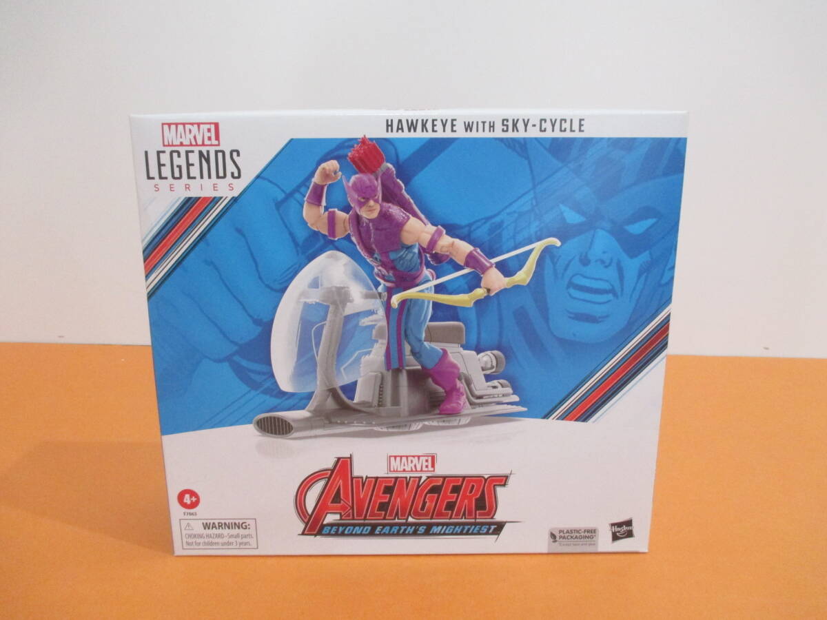 090)未開封 マーベルレジェンド HAWKEYE WITH SKY-CYCLE フィギュア拍卖