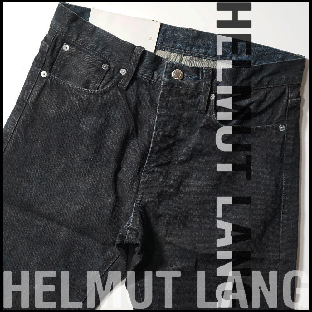 新品/希少アーカイブ00's【 HELMUT LANG 】ヘルムートラング/MADE IN USA/SKINNY/名作コーティング加工デニム28/76-78㎝相当/+2拍卖