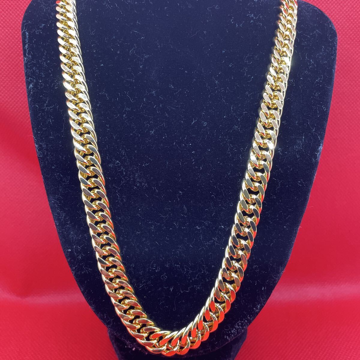 1円スタート 999 刻印 ネックレス 美品 2面カット ゴールド レディース メンズ ヴィンテージ 遺品整理拍卖