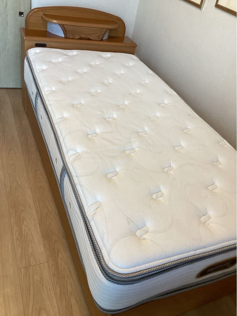 千葉県鴨川発 シングルベッド マットレス シモンズ ビューティレスト 引出収納 セット 直接お渡し歓迎 安房地域自社便あり SIMMONS 拍卖
