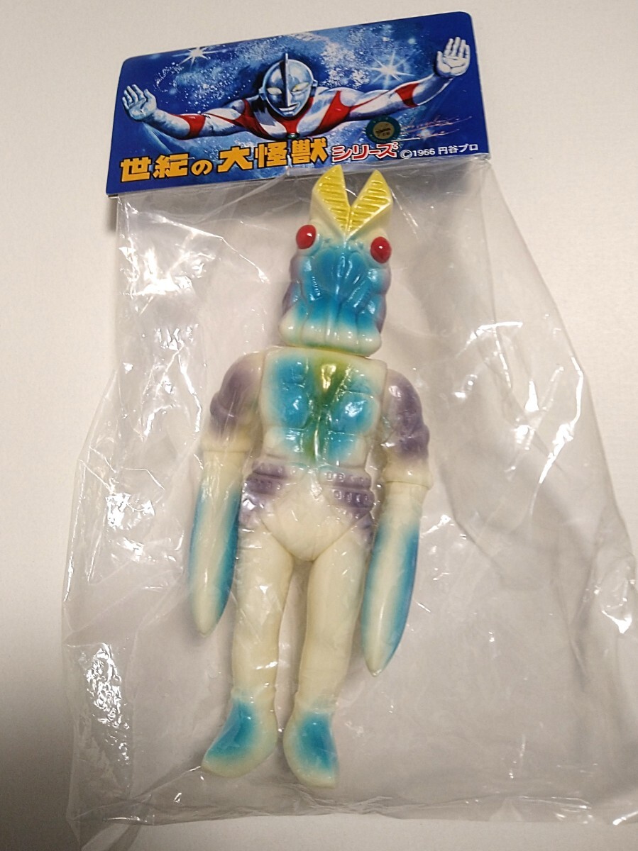 【ウルトラマン伝説展限定】マーミット バルタン星人(蓄光タイプ)◇約235ミリ スタンダードサイズ ソフビ◇未開封品◇2006年製拍卖