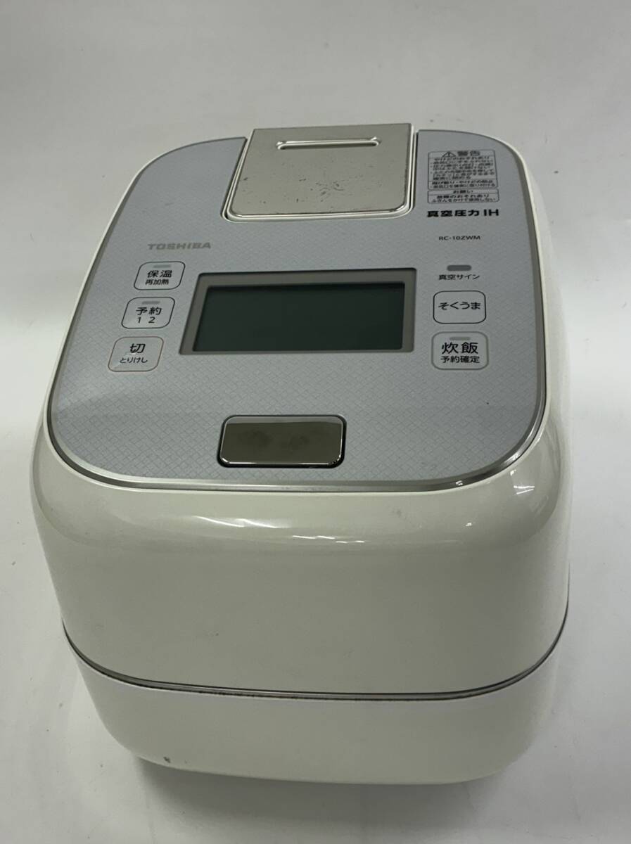 TOSHIBA RC-10ZWM 真空圧力IHジャー炊飯器 中古品一台 SA-0880拍卖