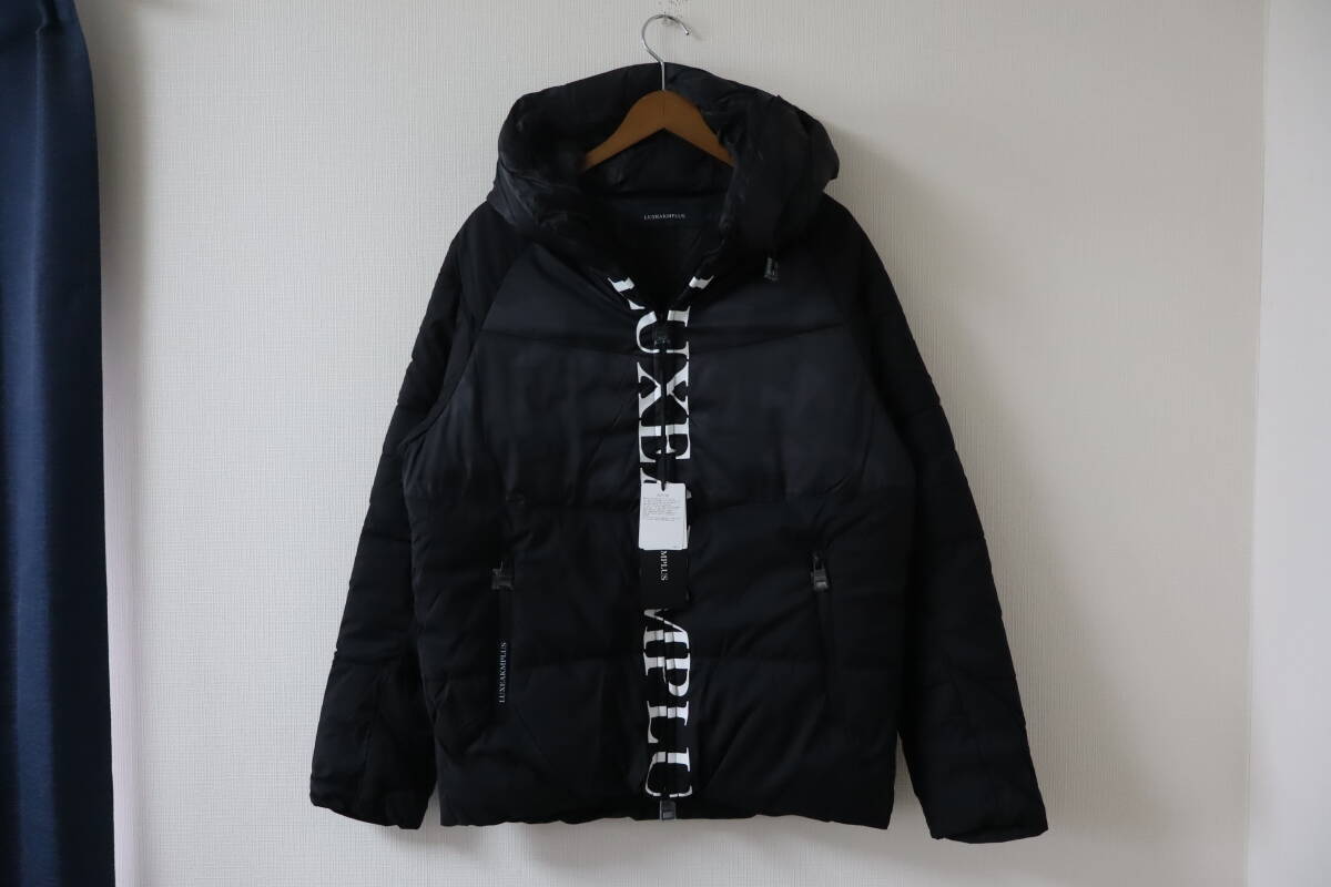 ☆LUXE AKM PLUS/リュクスエイケイエムプラス☆未使用 1円スタート!!センターロゴ カモ柄中綿ジャケット サイズ:XL ゴルフ 防寒 防風拍卖