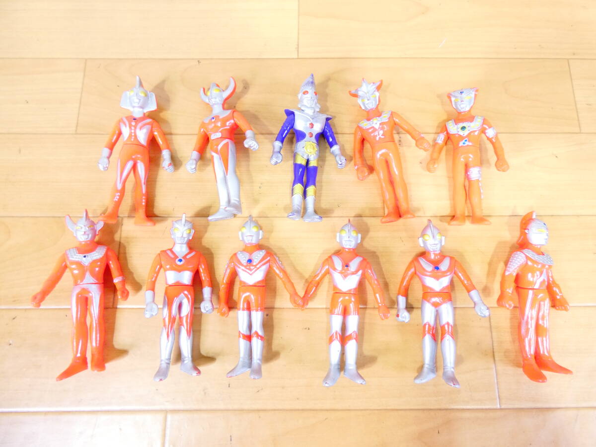 ◎訳あり バンダイ ウルトラヒーロー ソフビ人形 キングザウルスシリーズ 11体セット まとめて 全高約12cm前後 @送料600円(11)拍卖