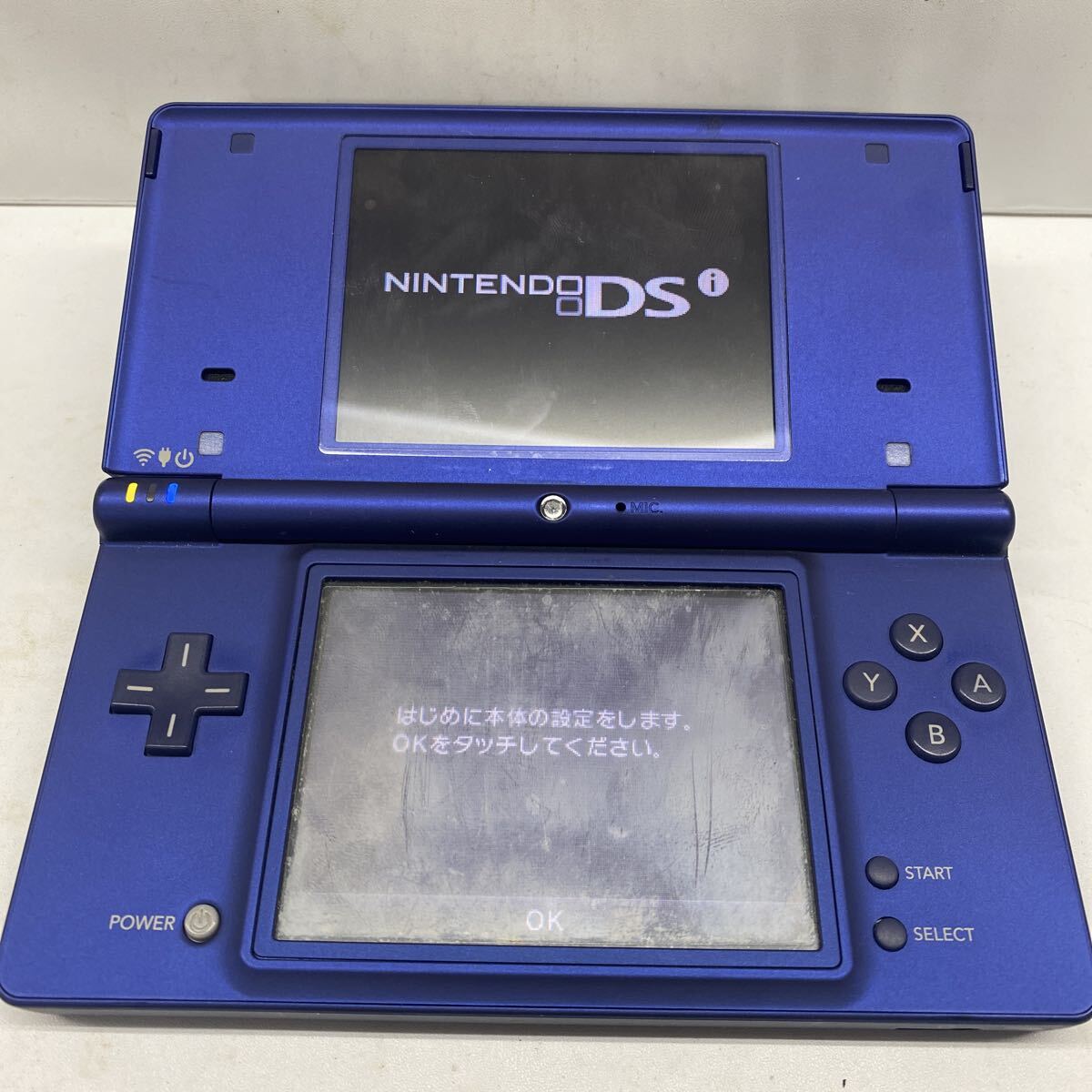 11fkR Nintendo DSi 本体ブルー ニンテンドー DSi タッチペンなし 任天堂 ゲーム機 動作確認 初期化済み 現状品拍卖