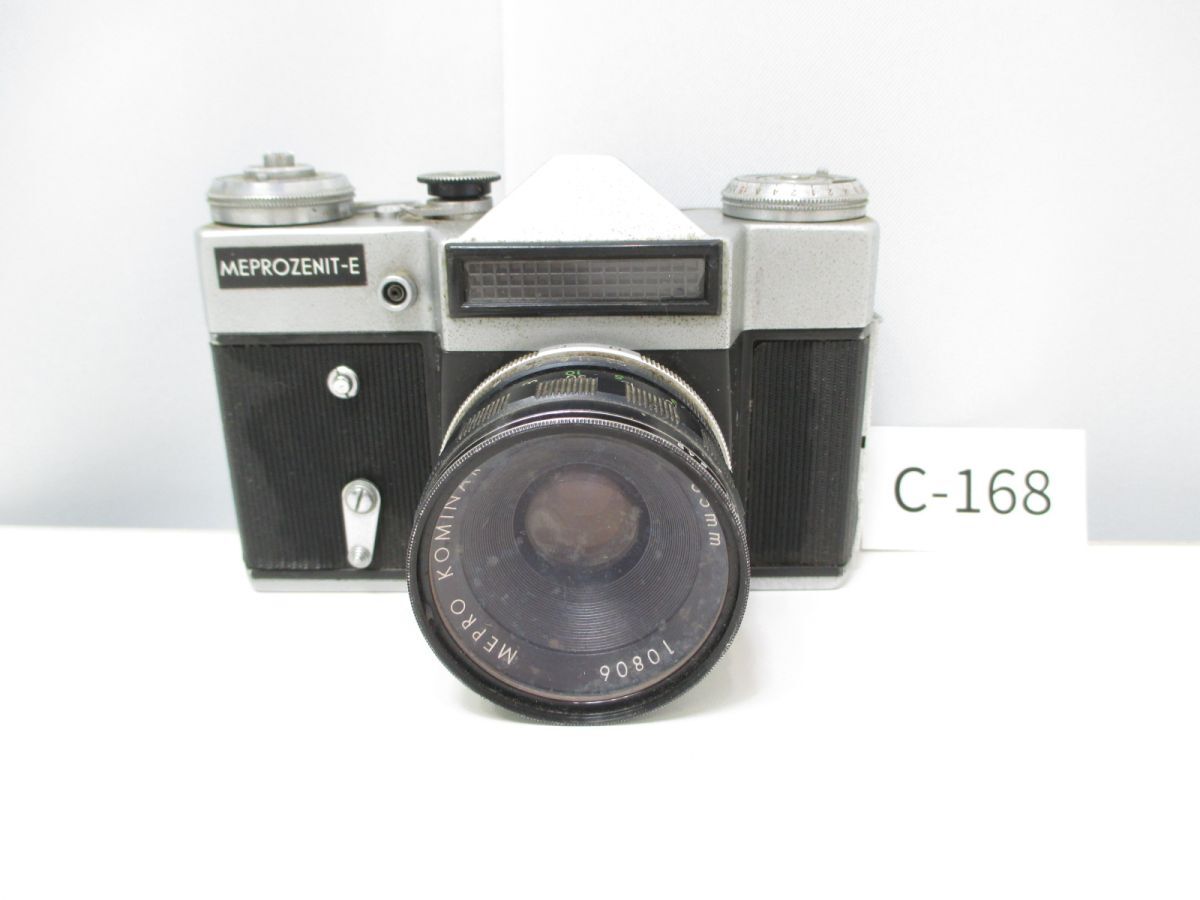 C-168【動作未確認】MEPROZENIT-E メプロゼニット■フィルム 一眼レフ カメラ■MEPRO KOMINAR 55mm/F2.8■MADE IN USSR/旧ソ連■ビンテージ拍卖
