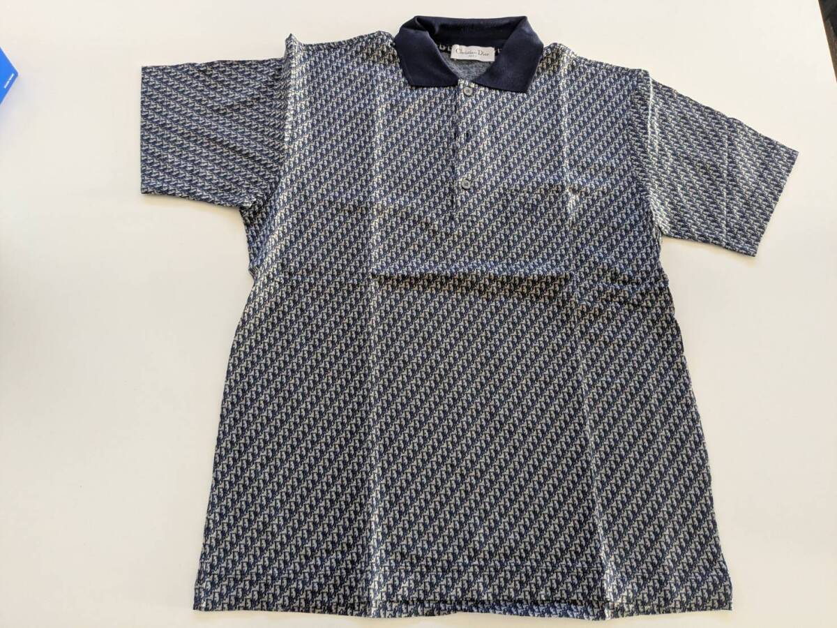 unim管1021 DIOR ディオール 総柄 半袖ポロシャツ拍卖