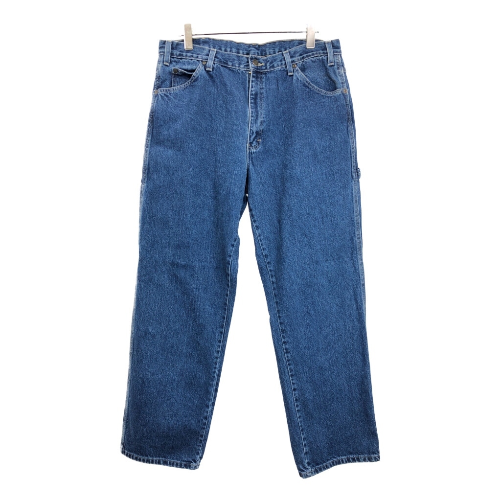 Dickies ディッキーズ デニム ペインターパンツ ブルー(メンズ W38 L32)中古 古着 U6344 1円スタート拍卖