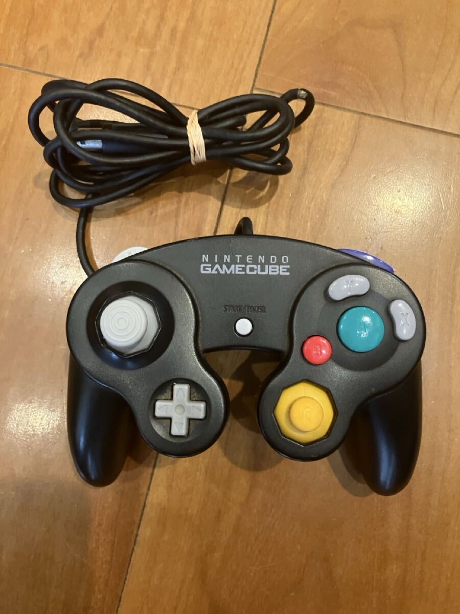 ジャンク扱い ゲームキューブ コントローラー ブラック Nintendo GAMECUBE 任天堂 60サイズ拍卖