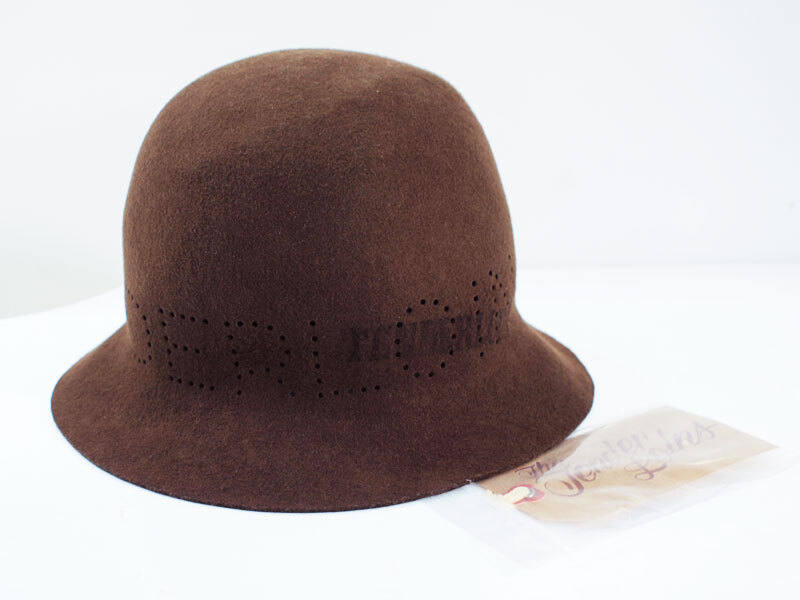 希少 新品 デッドストック TENDERLOIN HAT TDL フェルト ハット パンチングロゴ L テンダーロイン拍卖
