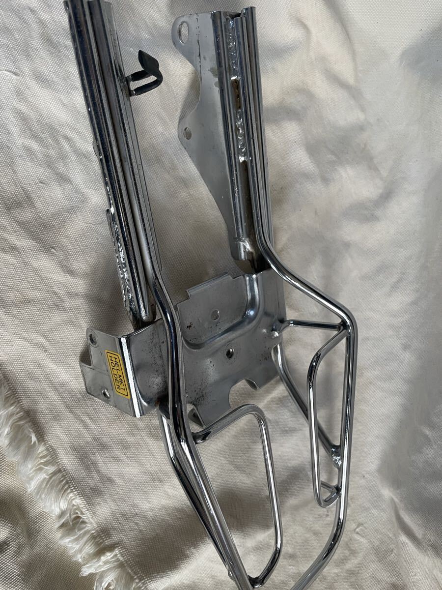 ゴリラ モンキー Z50J ホンダ純正 リアキャリア シルバー 中古品拍卖