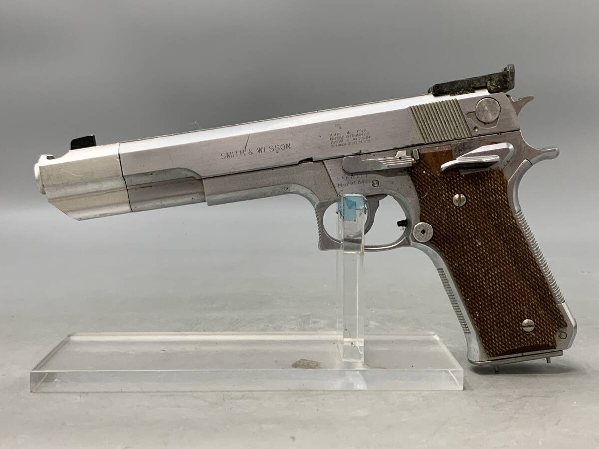 11#G/10182 MGC製 S&W M645 ピンポインター カスタム 固定スライドガスガン ASGK刻印 現状/未確認 60サイズ拍卖