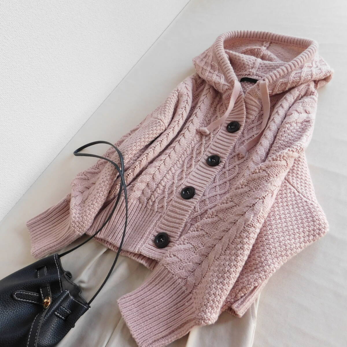 Heather★ヘザー★新品同様★パーカーニット★3点以上送料無料★E495拍卖