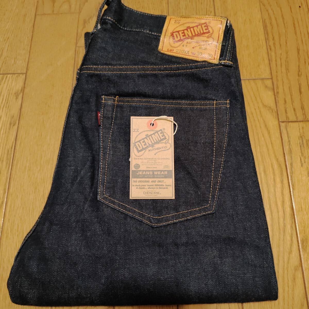 新品同様 定価31,900円 DENIME ドゥニーム ウエアハウス WAREHOUSE 220xx-47 30×30拍卖