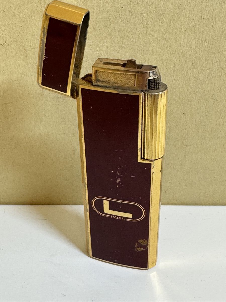 LANCEL ランセル ガスライター ローラー式 ゴールド 喫煙具拍卖