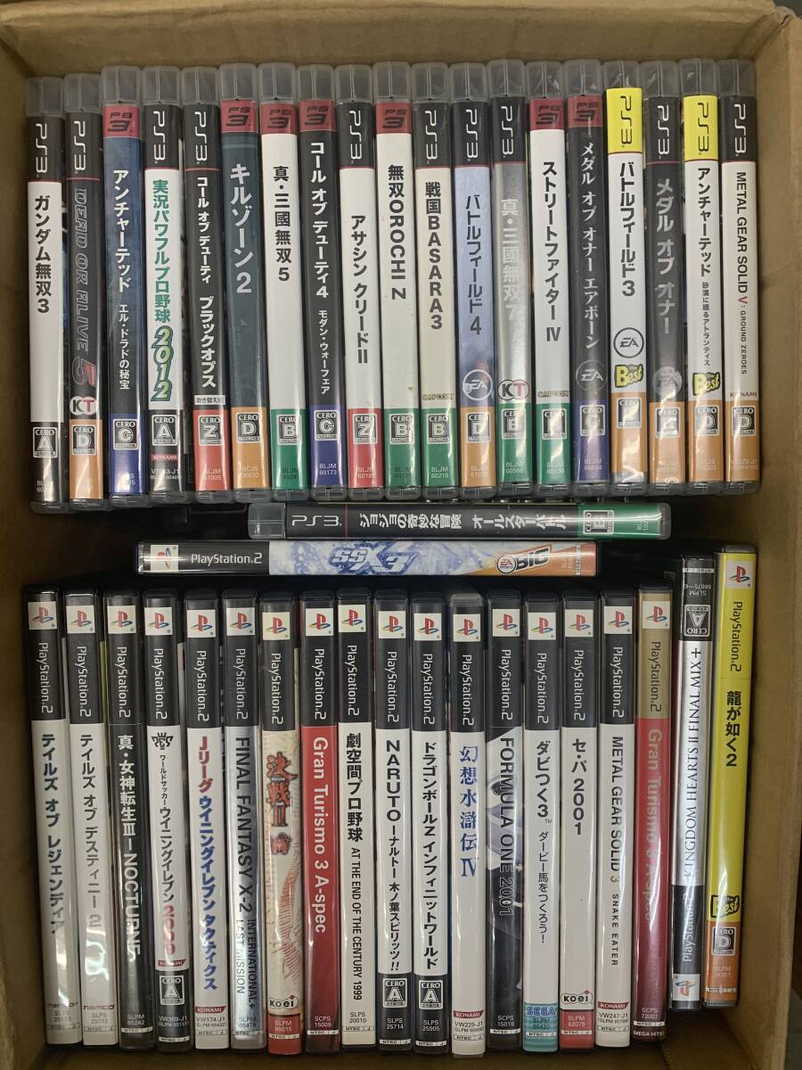 PS2/PS3 ソフト 動作未確認 ジャンク まとめ売り 大量 プレイステーション 【y7-383/0/0】拍卖