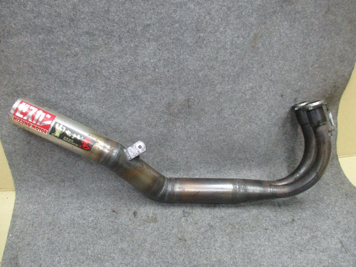 a464【中古】YAMAHA R1-Z 3XC マフラー チャンバー MIZUNO MOTOR ミズノモーター ゼス菅 ヤマハ 拍卖